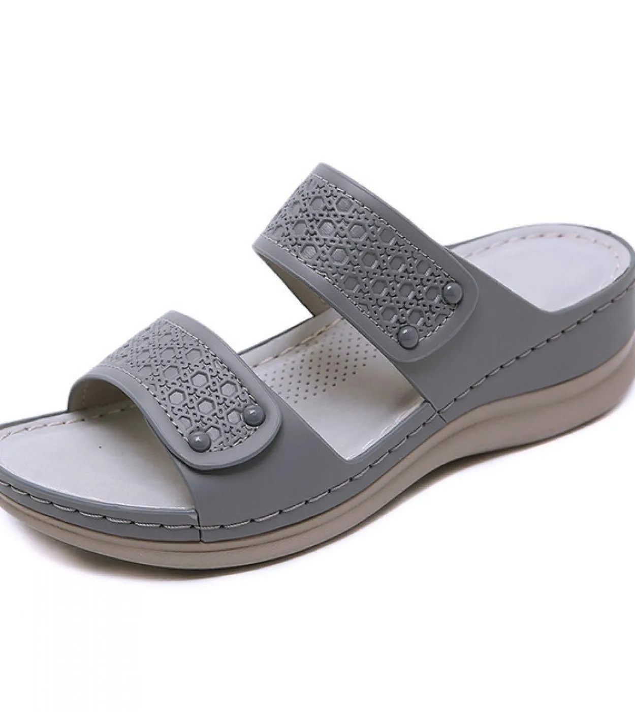 2022 scarpe da vacanza estive sandali da donna sandali da spiaggia da donna casual sandali estivi da donna alla moda tacco a zep