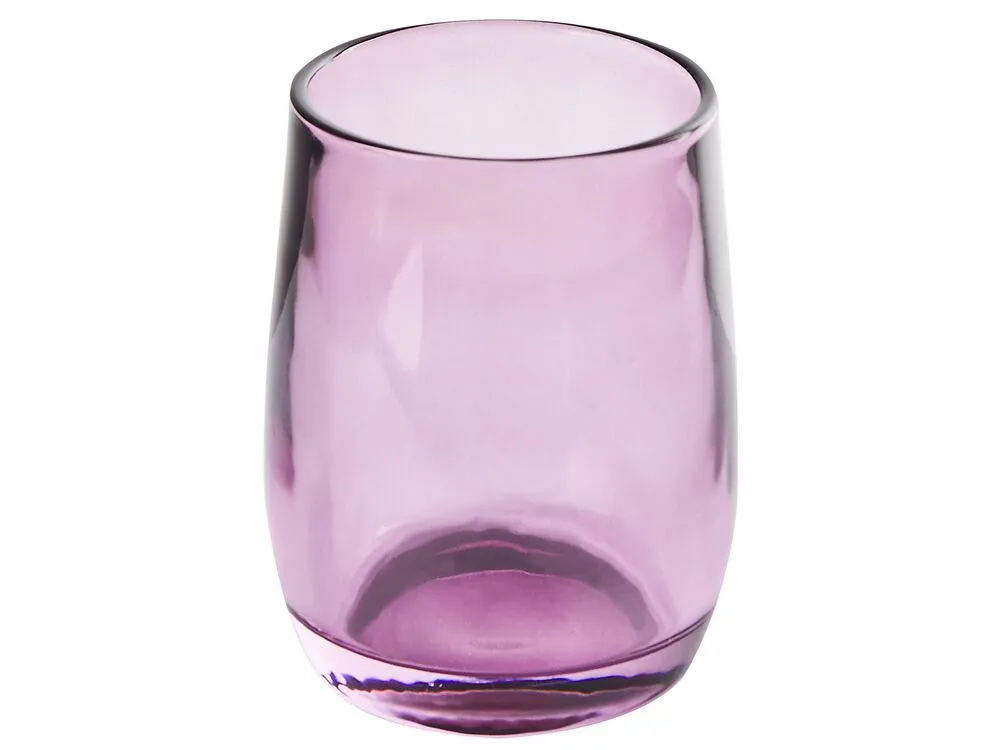 4-Piece Bathroom Accessories Set ROANA Glass Violet