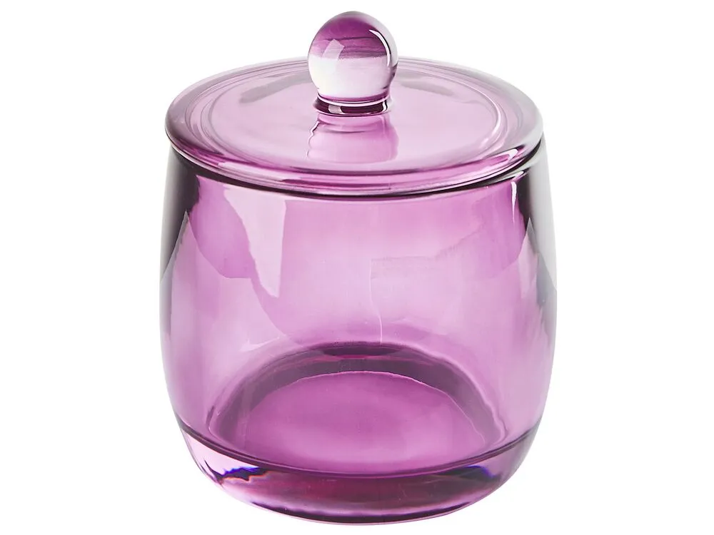 4-Piece Bathroom Accessories Set ROANA Glass Violet