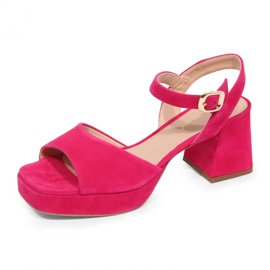 4908AR sandalo donna UNISA NEY woman suede sandals