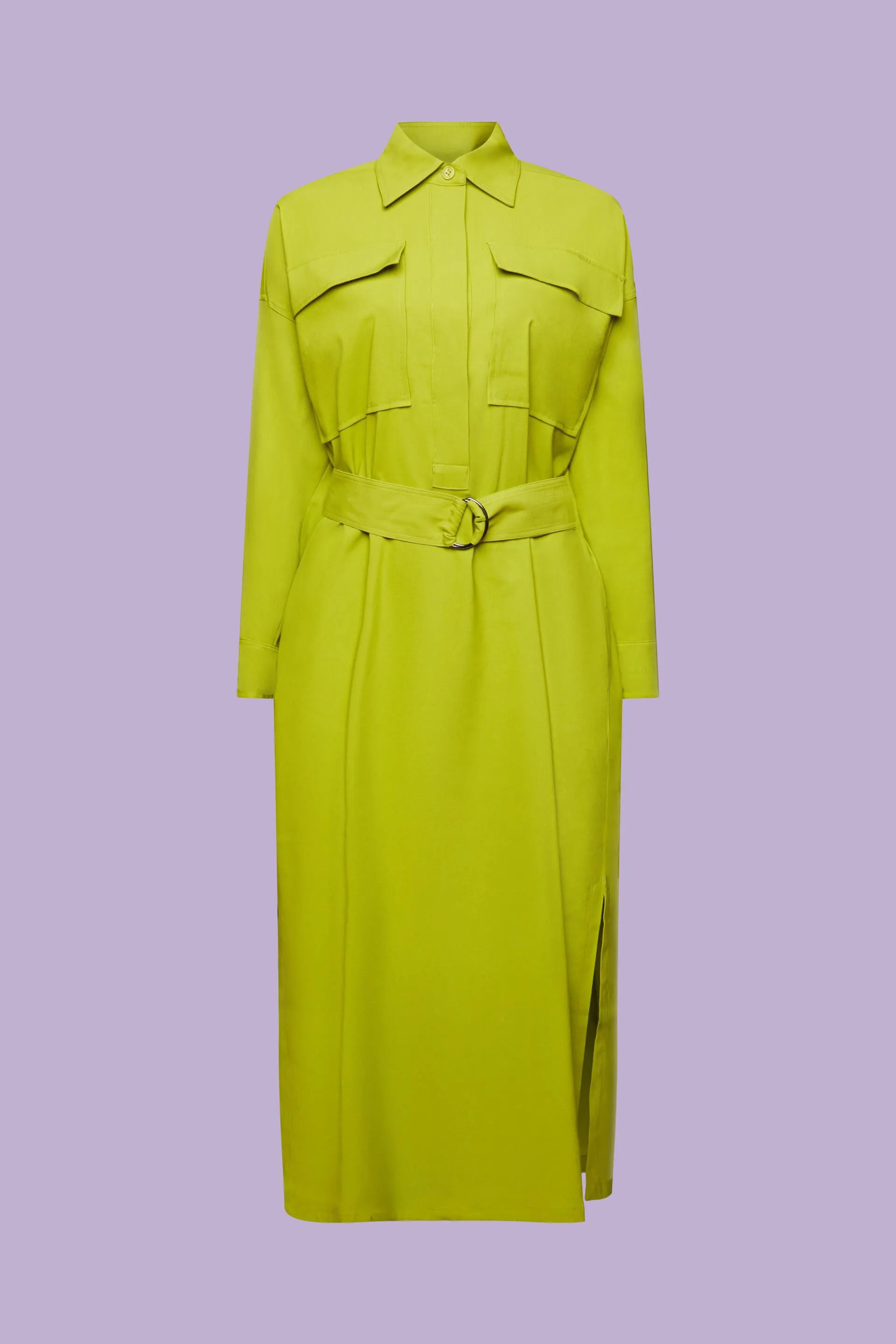 Abito camicia midi oversize