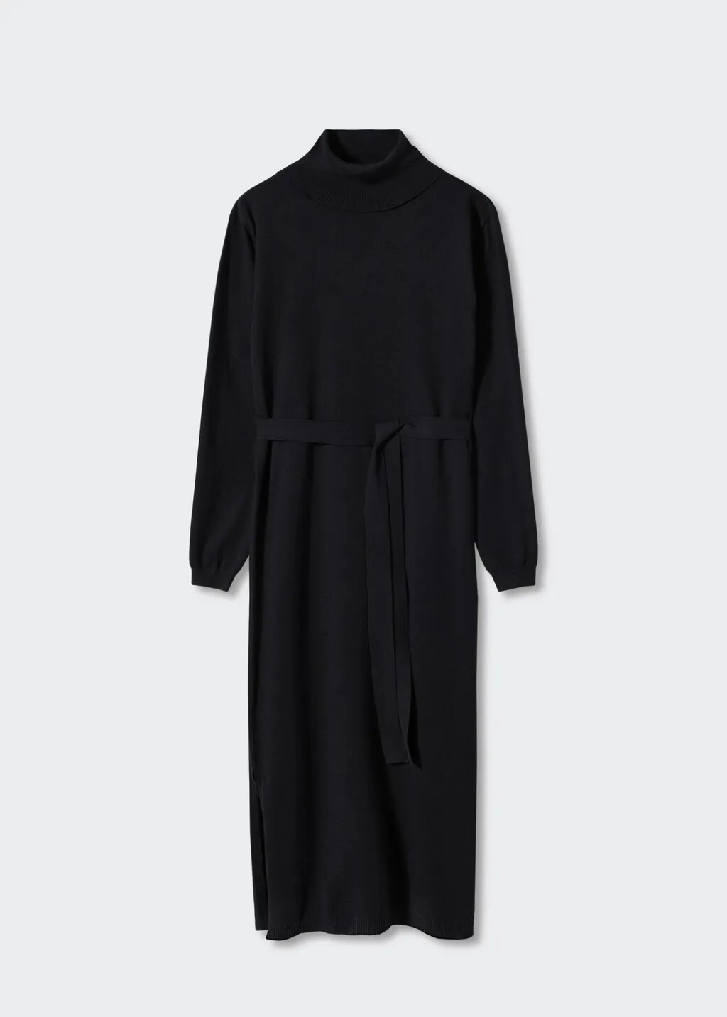 Abito maglia collo risvolto