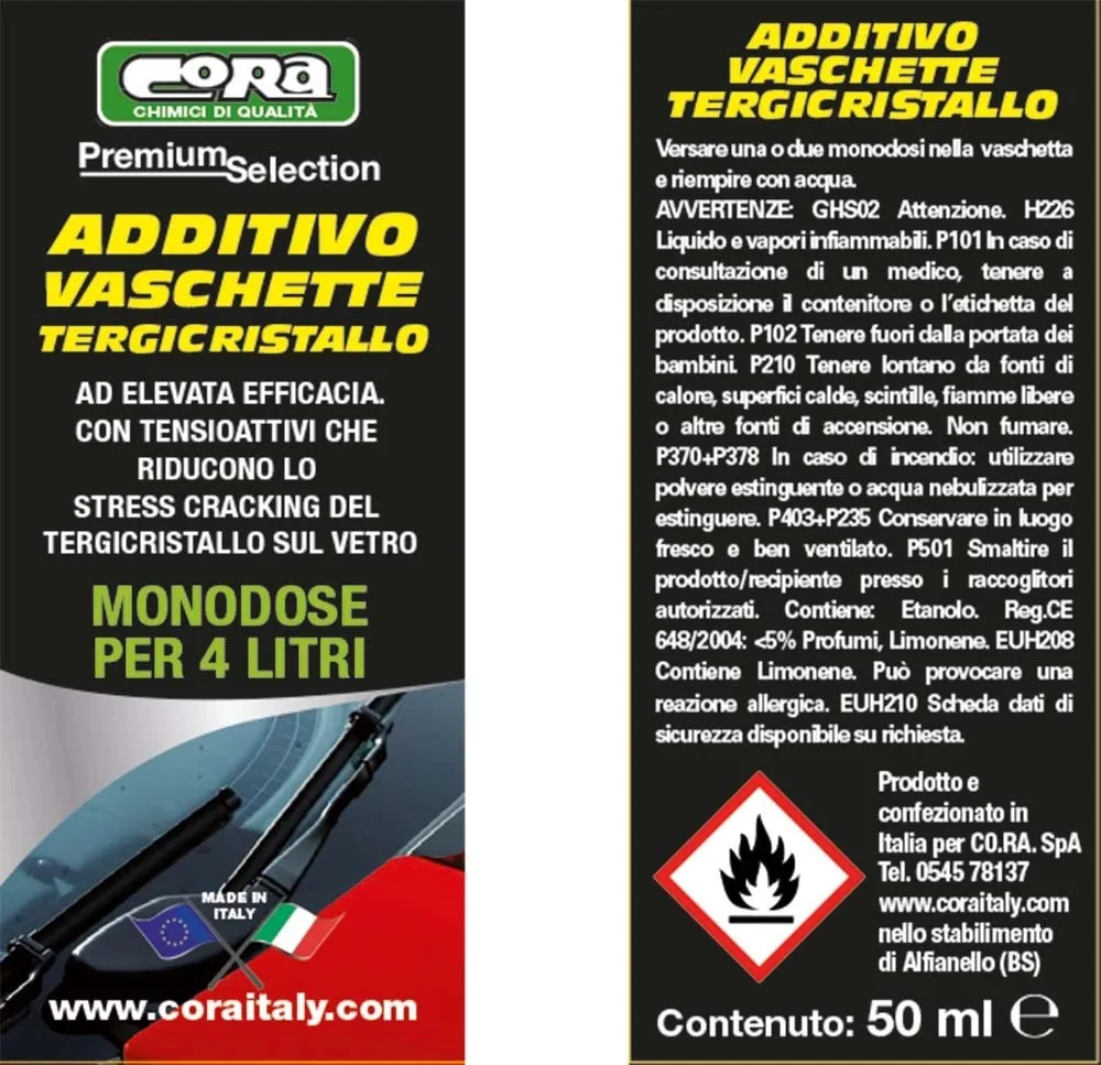 Additivo vaschette tergicristalli 50 ml x 2 pz