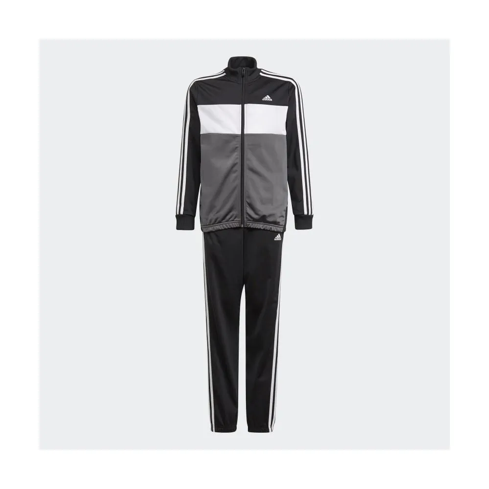 ADIDAS - TUTA ESSENTIALS - BAMBINO - NERO-GRIGIO - GN3970