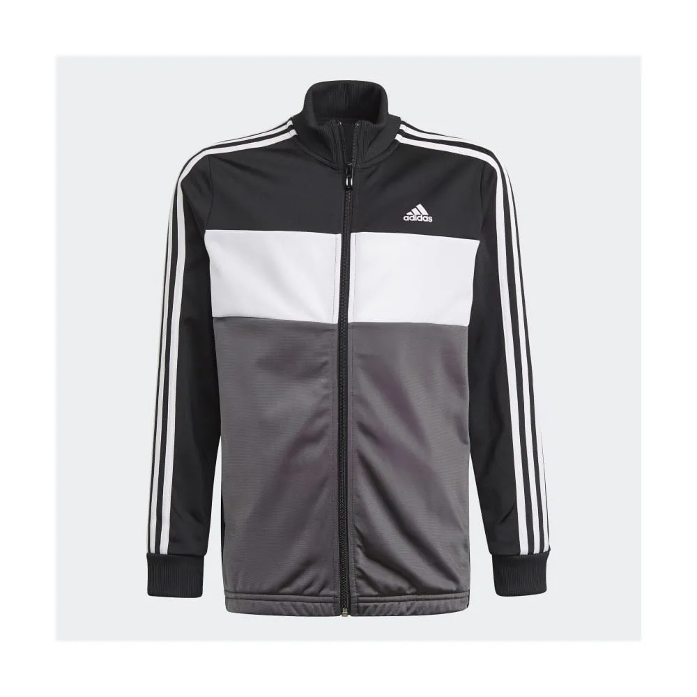 ADIDAS - TUTA ESSENTIALS - BAMBINO - NERO-GRIGIO - GN3970