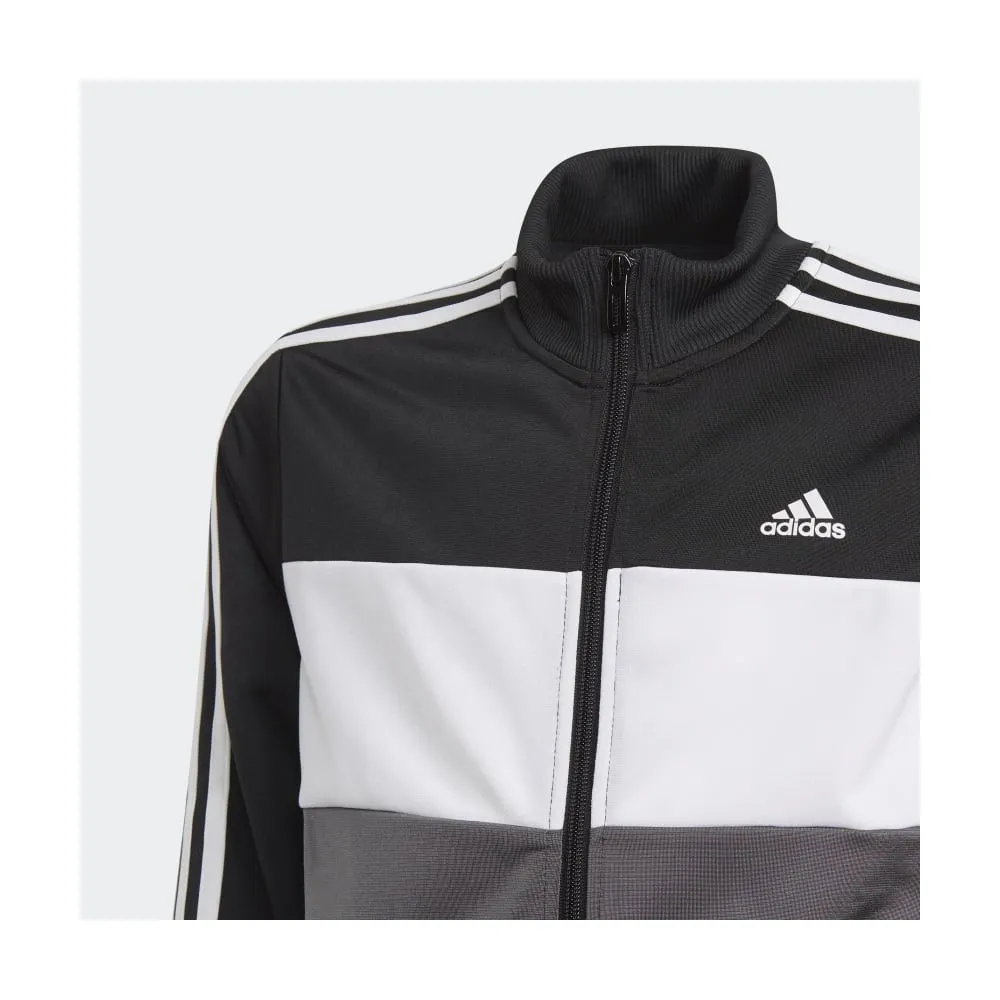 ADIDAS - TUTA ESSENTIALS - BAMBINO - NERO-GRIGIO - GN3970
