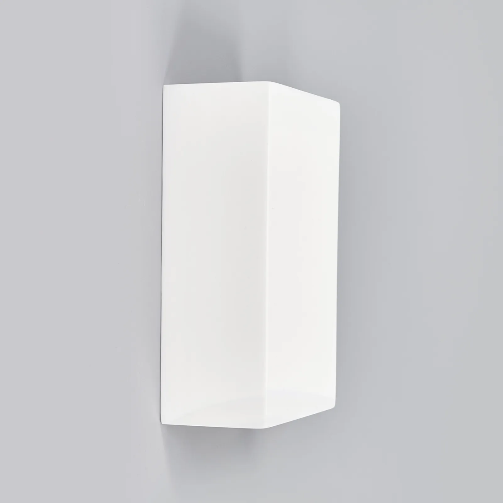 Applique a LED Fabiola in gesso, altezza 16 cm