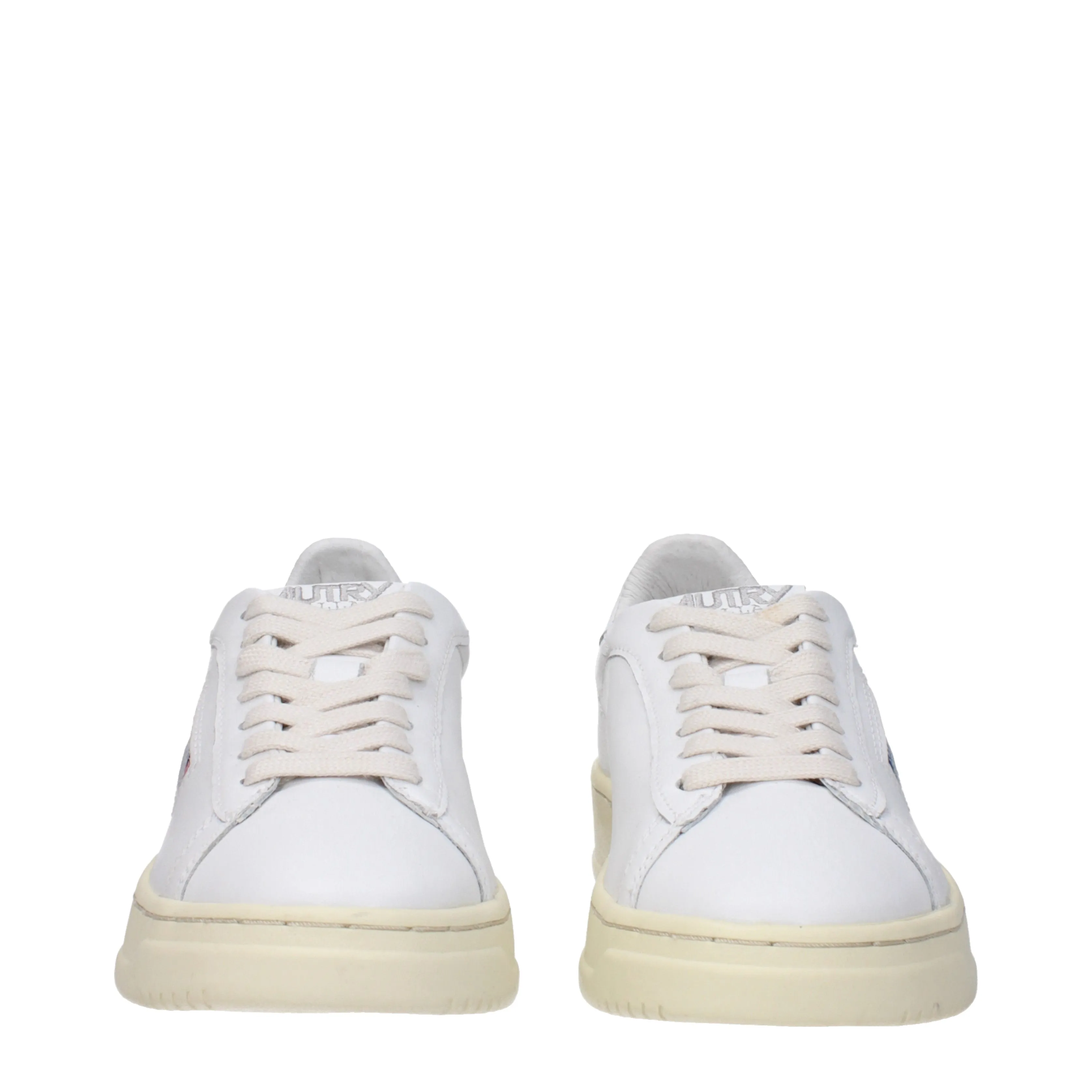 Autry Sneakers Dallas Donna Pelle Bianco/Bianco