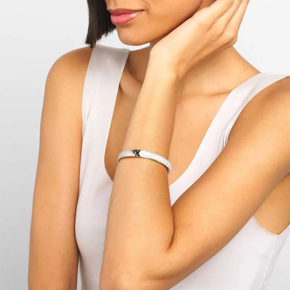 Bangle Lady Phantasya Acciaio Cristallo Bianco 1670574