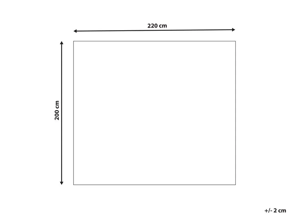Bedspread NAPE 200 x 220 cm Off-White