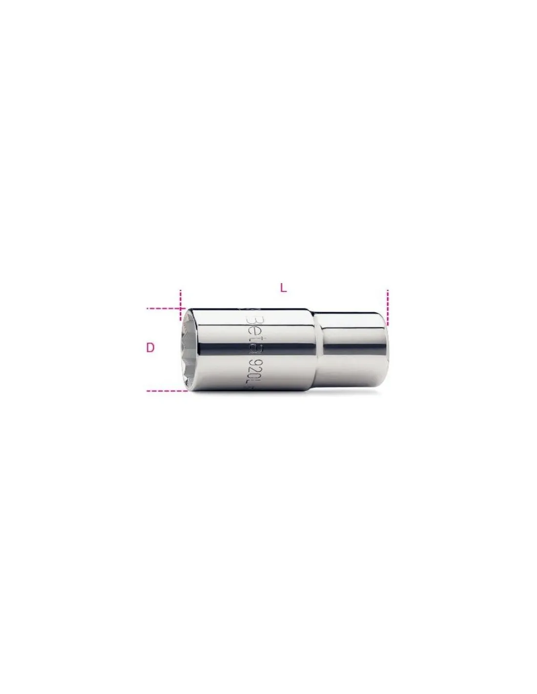 BETA 920BL CHIAVE A BUSSOLA POLIGONALE LUNGA 1/2" 36mm