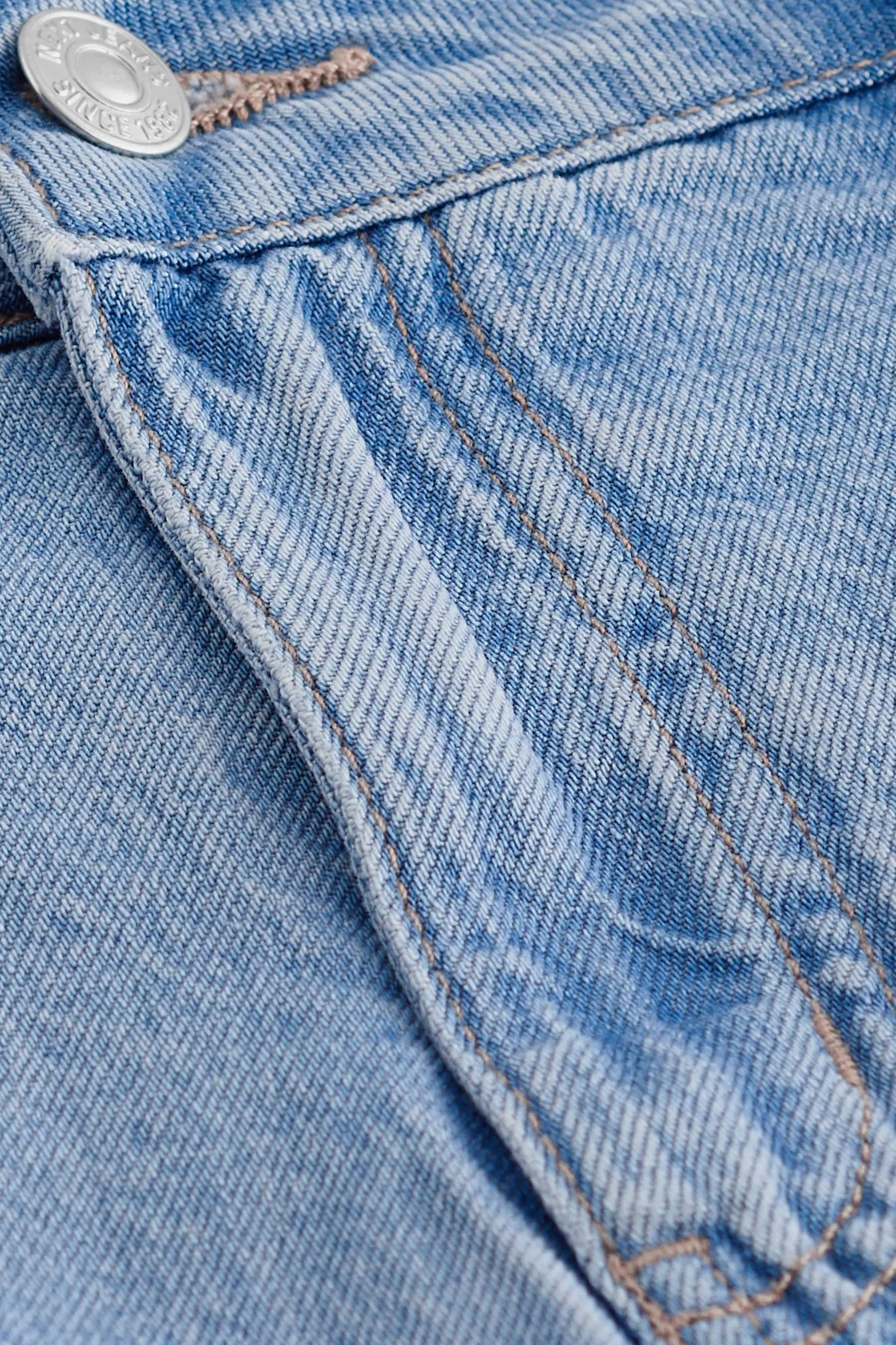 Blu medio  - Gonna pantalone di jeans