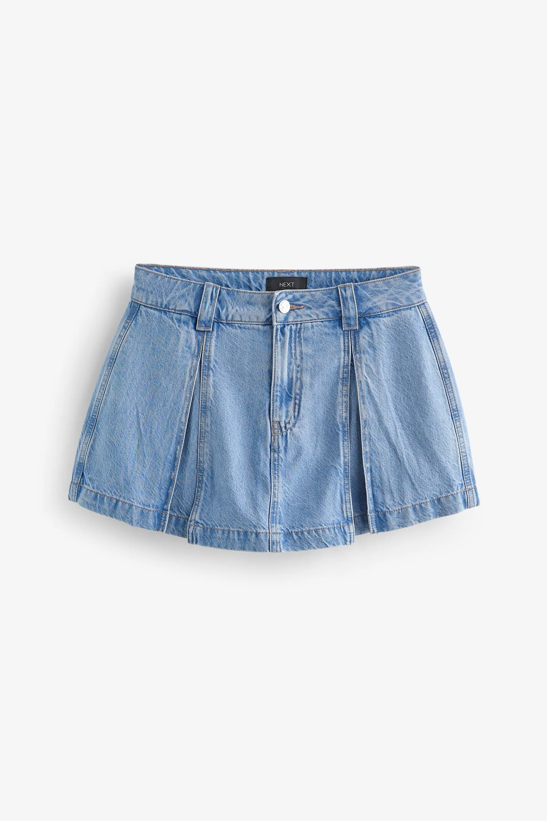 Blu medio  - Gonna pantalone di jeans