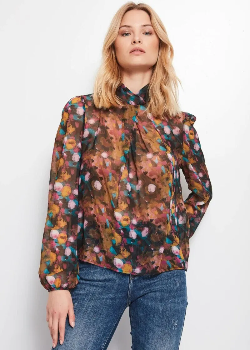 Blusa in chiffon