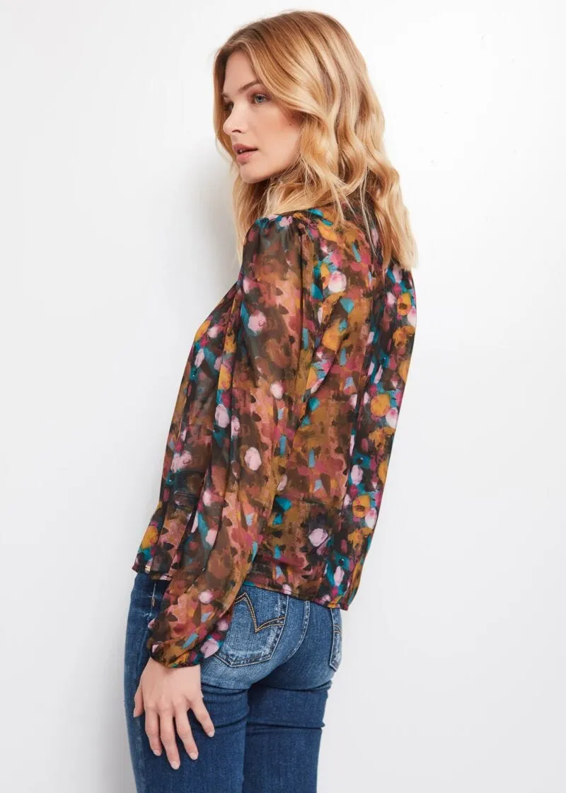 Blusa in chiffon