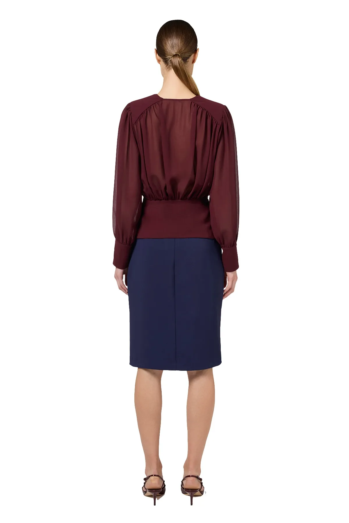 Blusa in Georgette ELISABETTA FRANCHI donna
