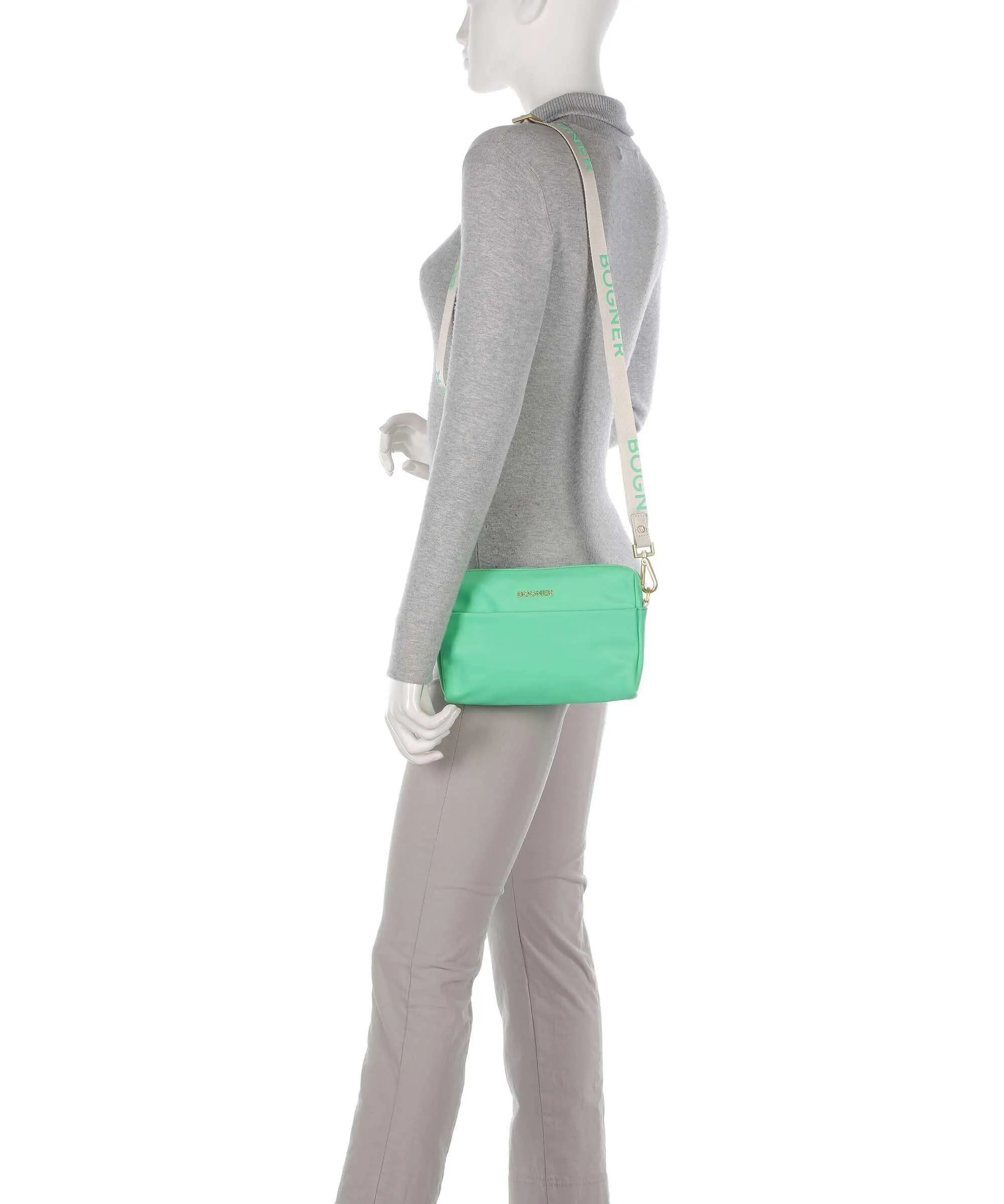  Bogner Klosters Neve Sita Borsa a tracolla nylon verde  