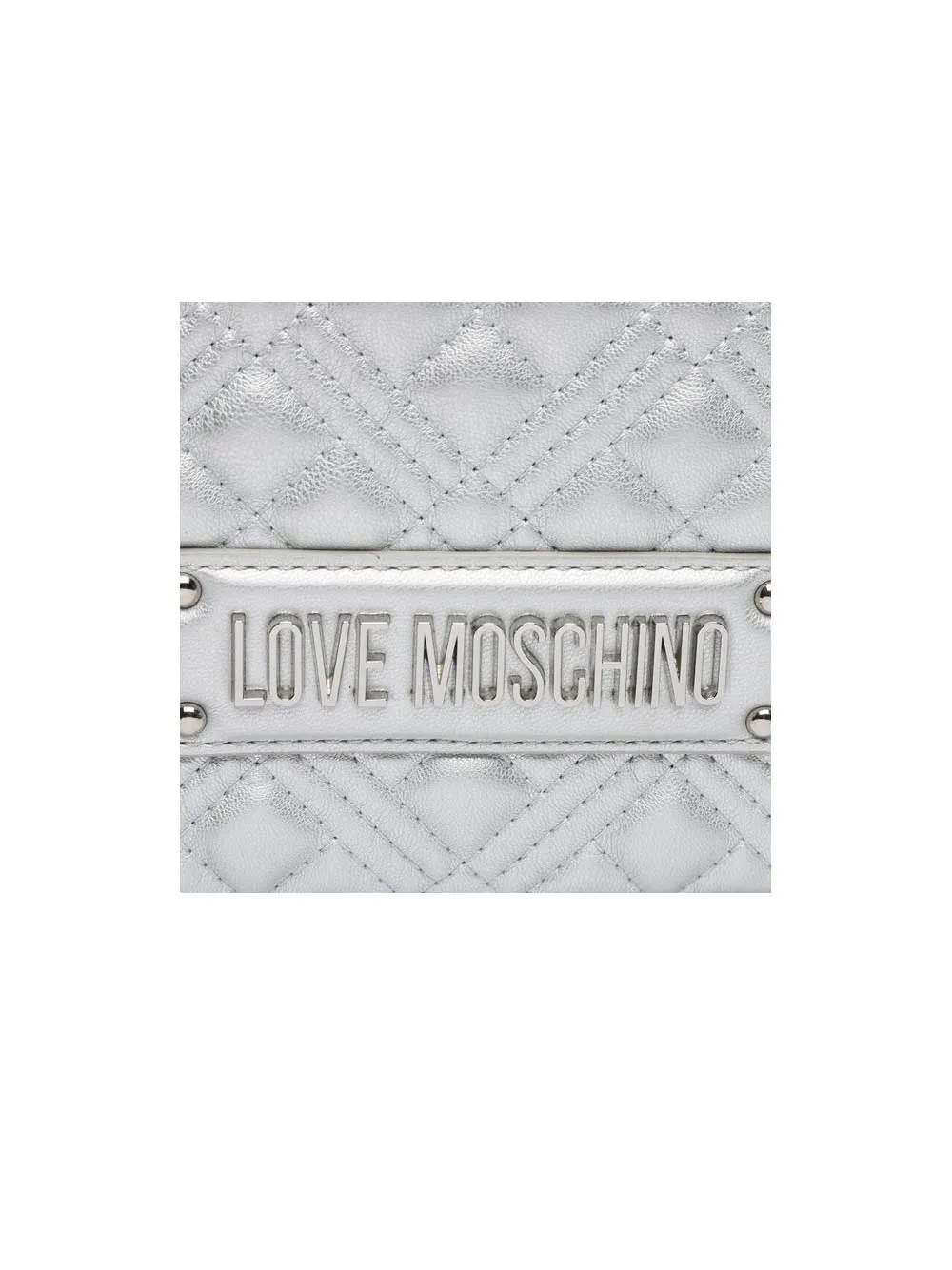 Borsa Quilted Pu - Argento