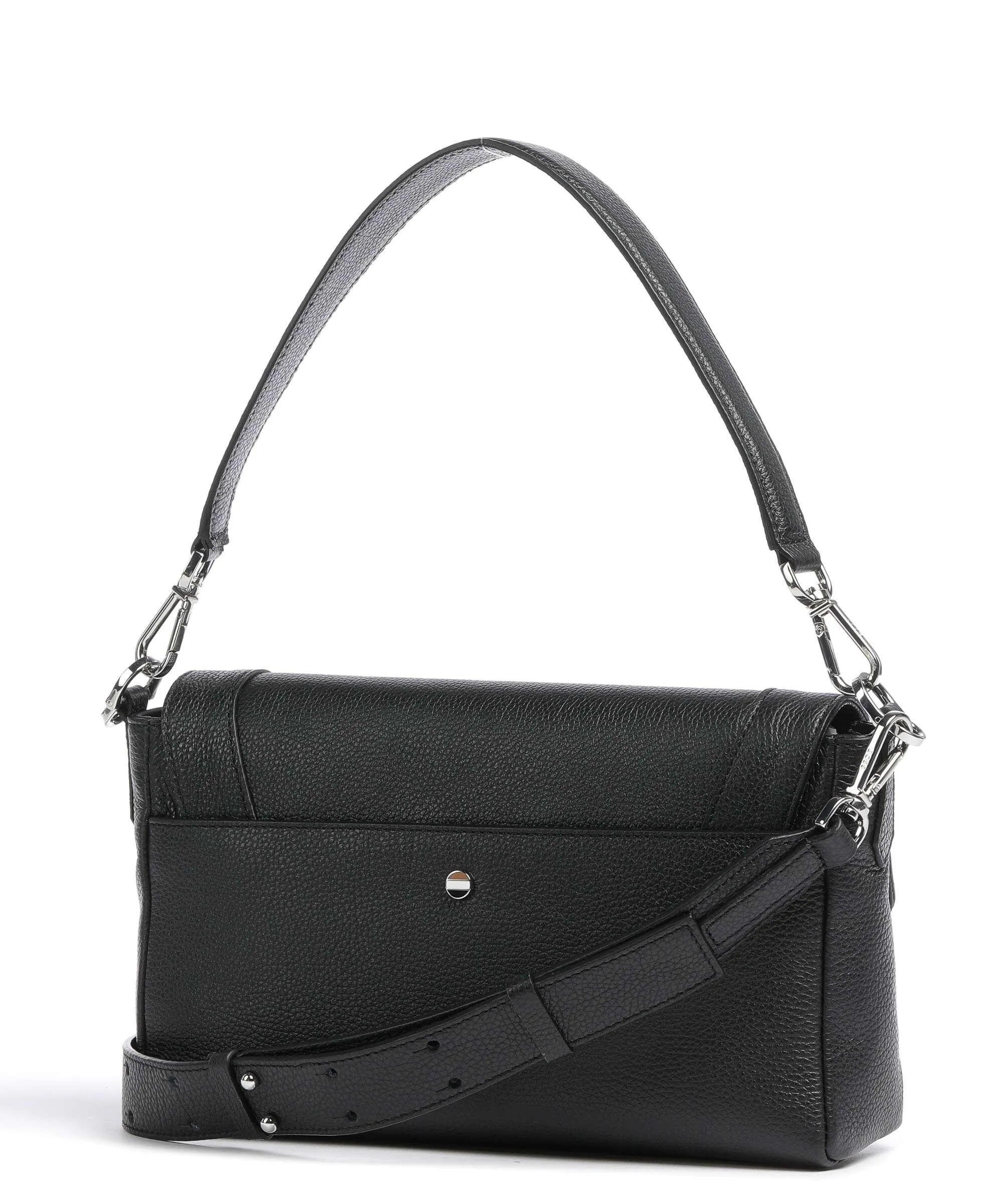  BOSS Ivy Borsa a spalla pelle di vacchetta grana nero  