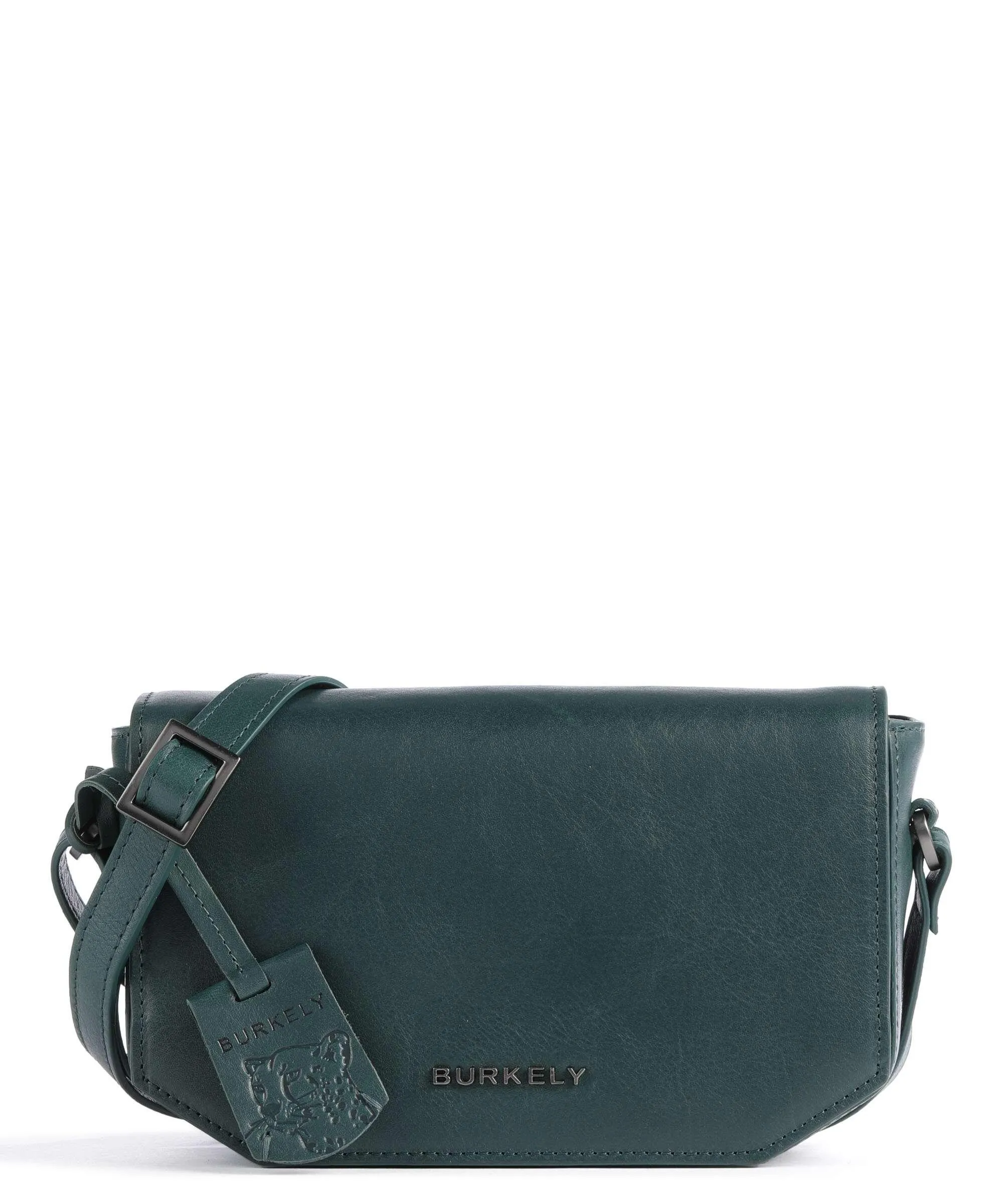  Burkely Nocturnal Nova Borsa a tracolla pelle a grana fine verde scuro  