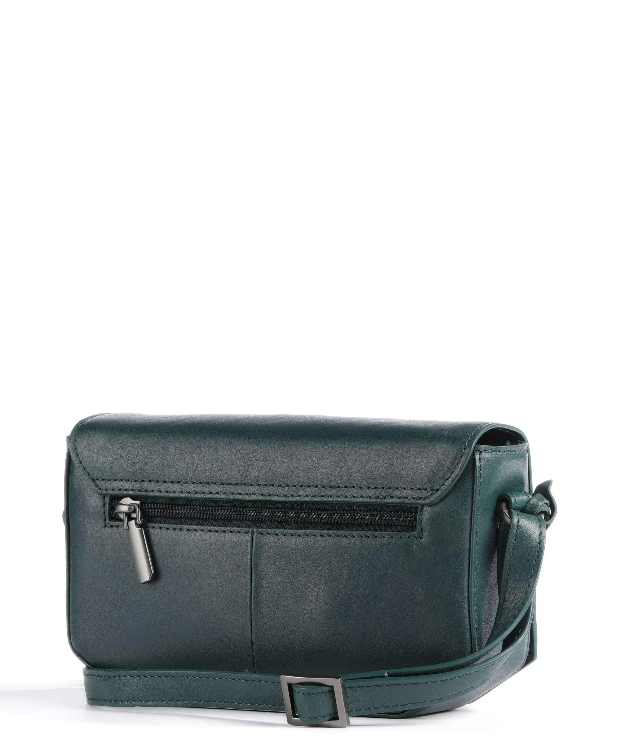  Burkely Nocturnal Nova Borsa a tracolla pelle a grana fine verde scuro  
