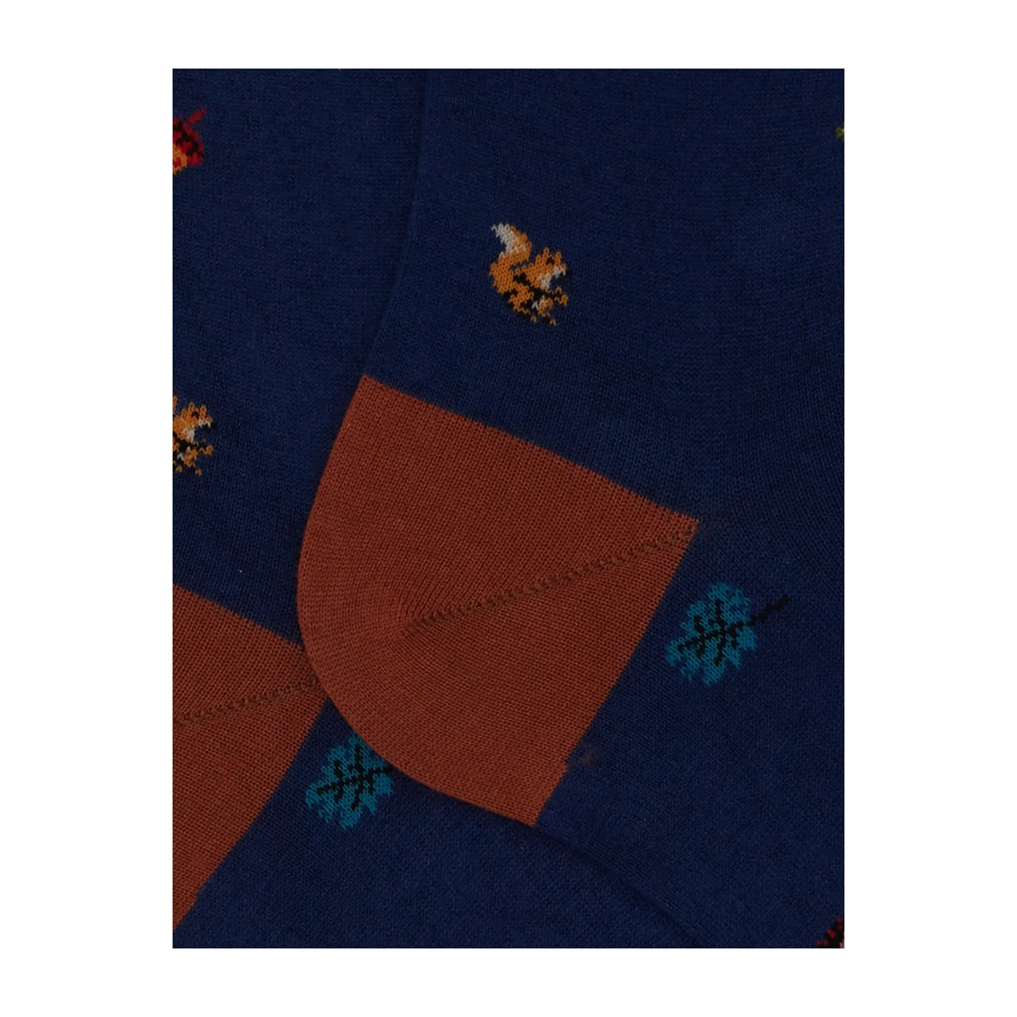 Calzini Lunghi Uomo fantasia autunno Blu