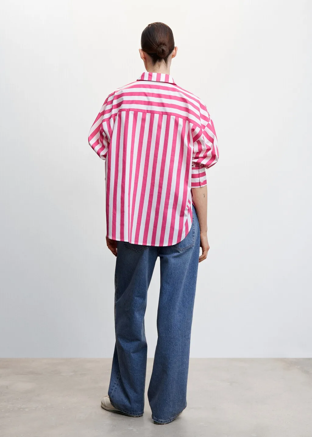 Camicia oversize righe