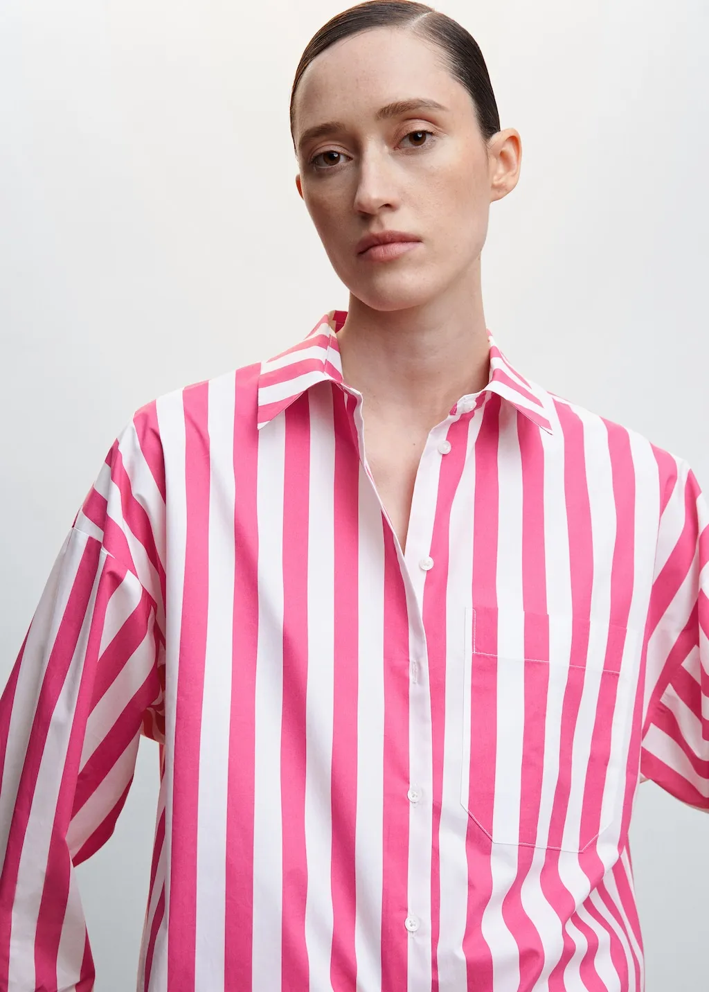Camicia oversize righe