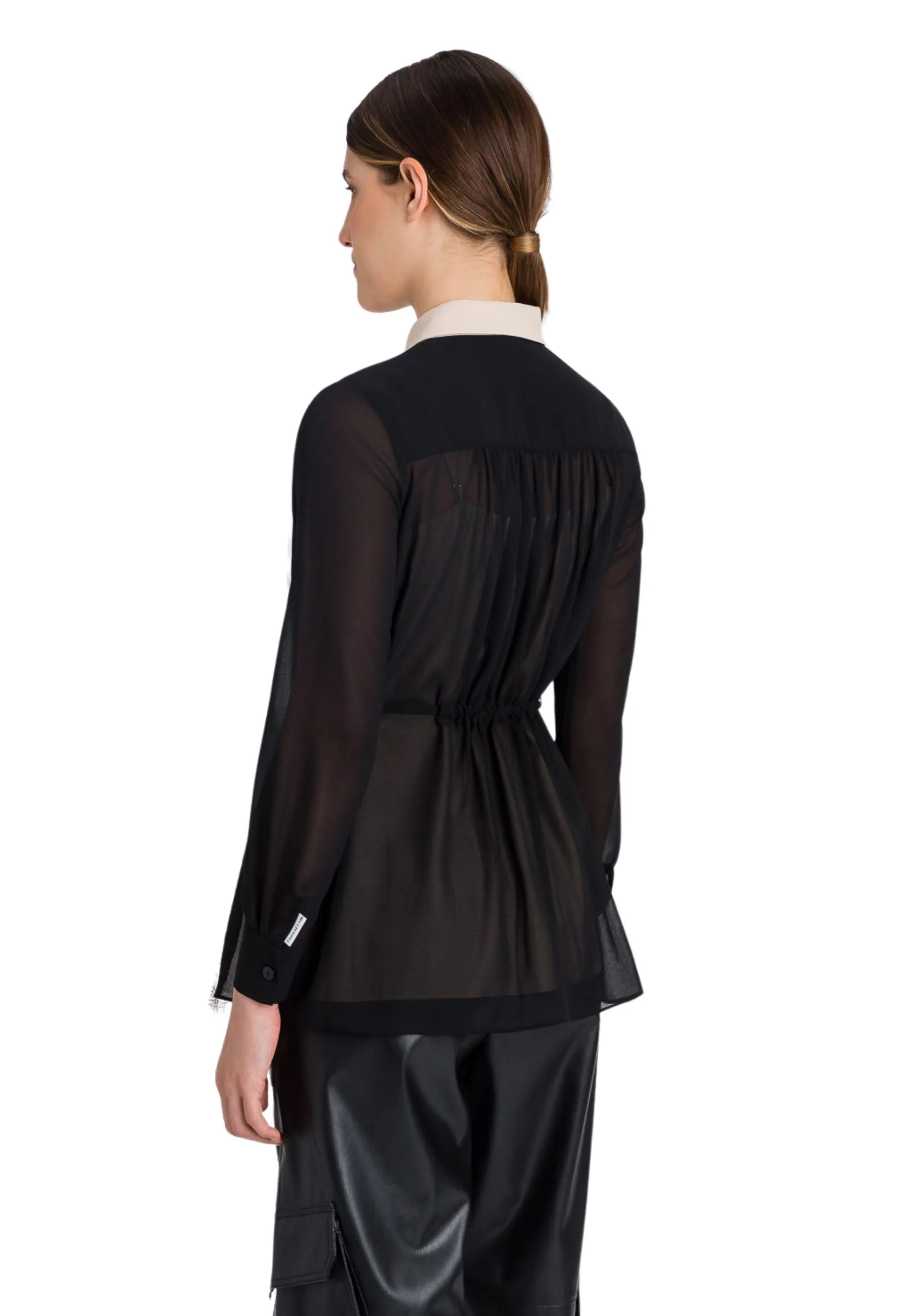 Camicia plissettata