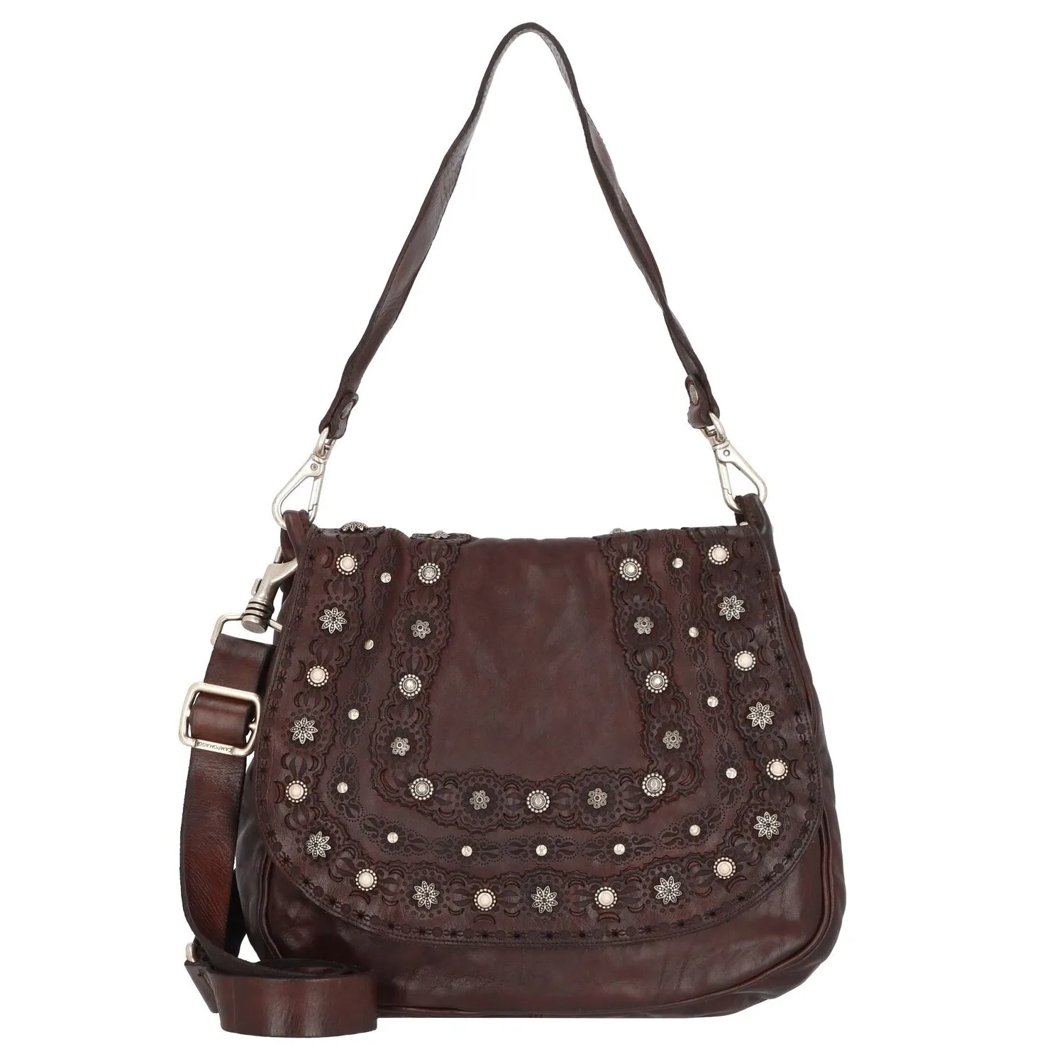 Campomaggi Borsa a tracolla in pelle 30 cm