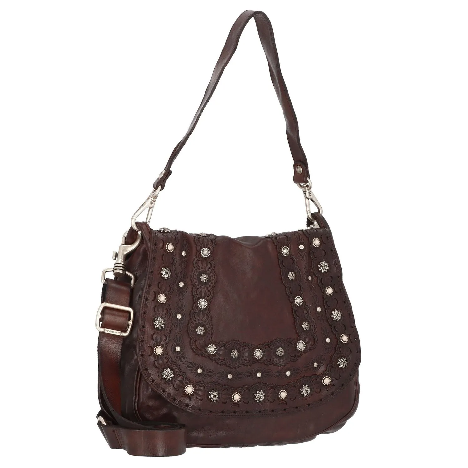 Campomaggi Borsa a tracolla in pelle 30 cm