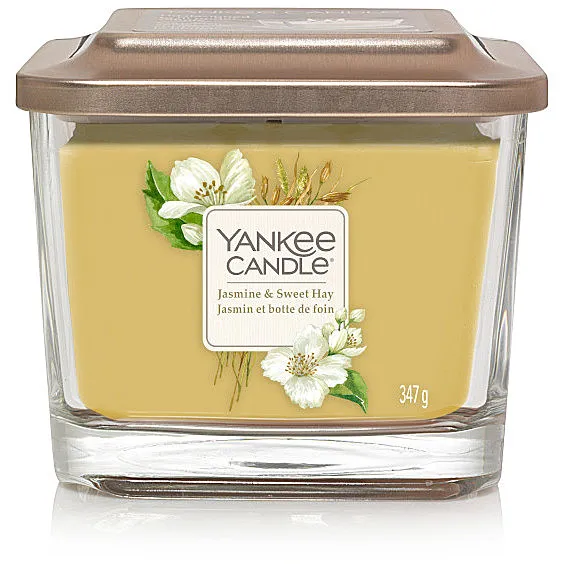 Candela Yankee Candle Quadrata, Media colore Giallo