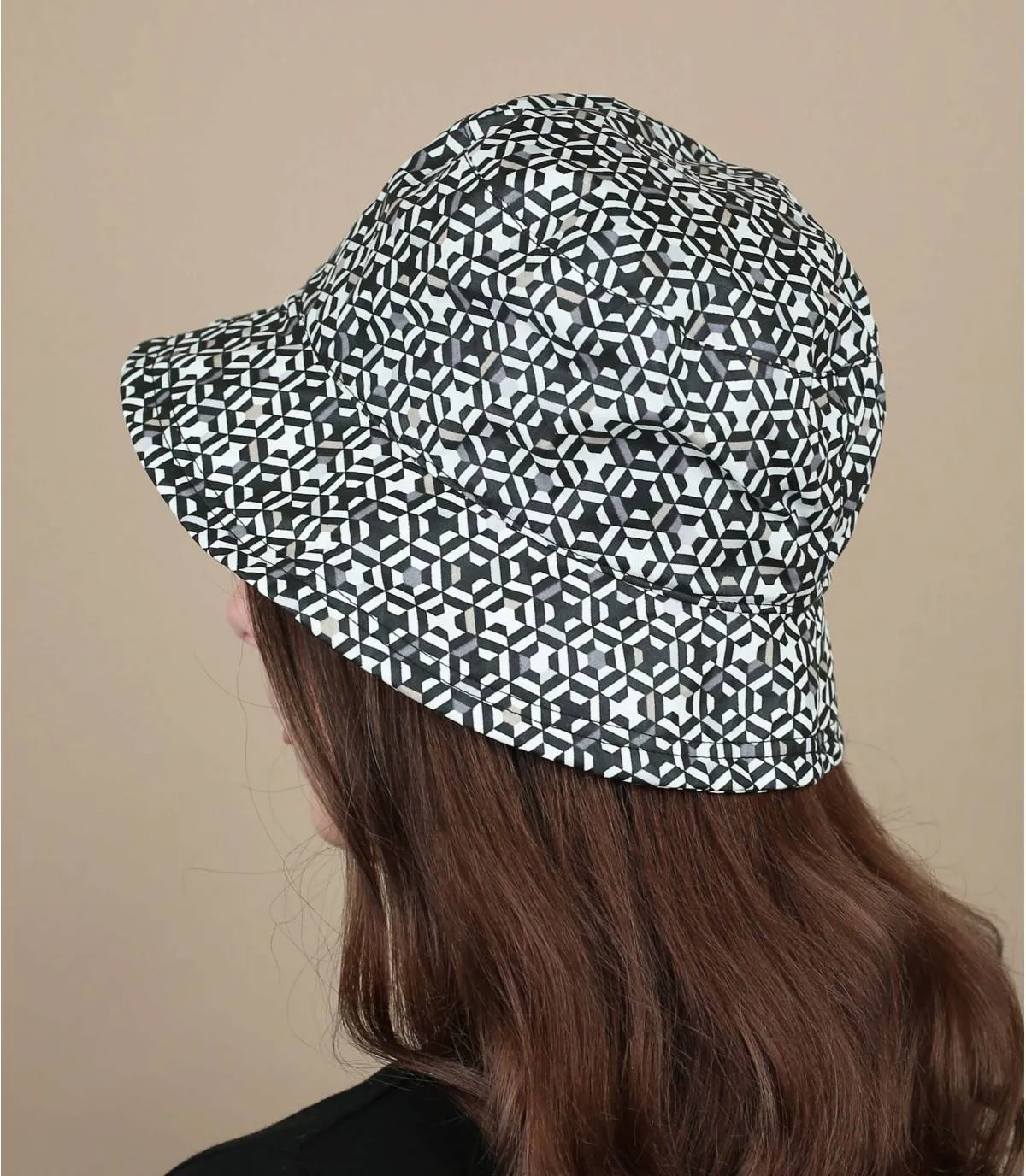   cappello da pescatore idrorepellente nero     Télia black     