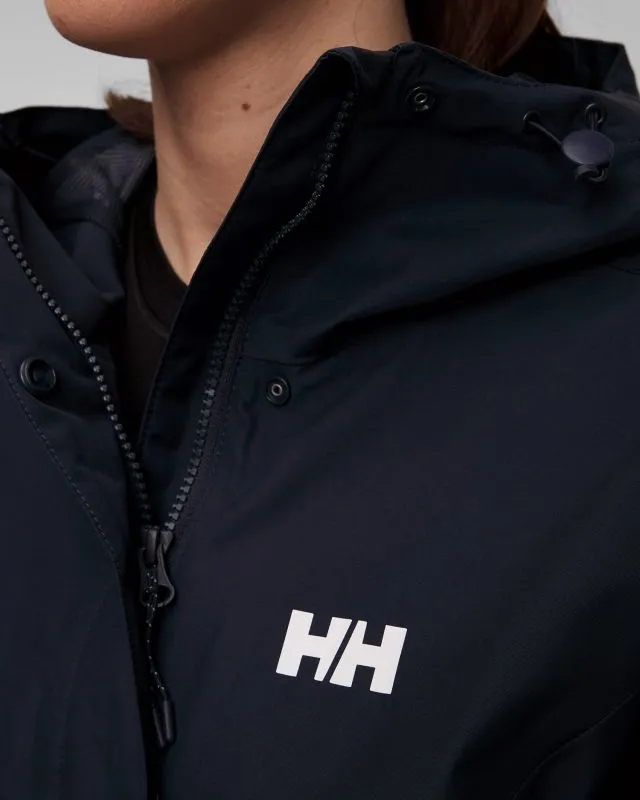 Cappotto blu scuro da donna Helly Hansen Voyage Raincoat
