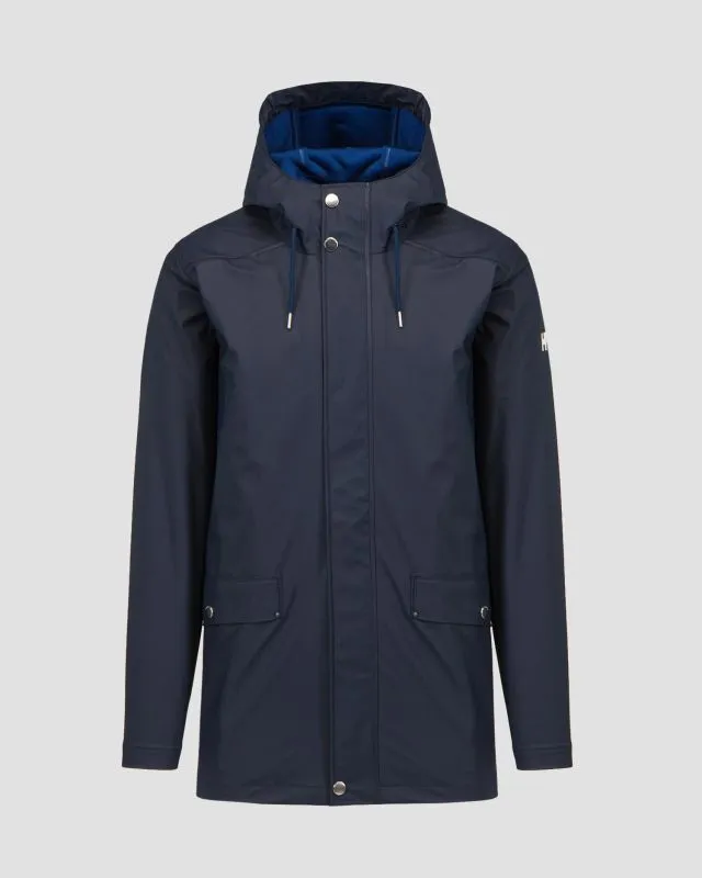 Cappotto blu scuro da uomo Helly Hansen Moss Rain Coat