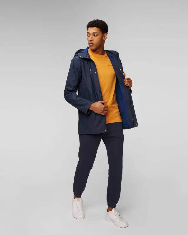 Cappotto blu scuro da uomo Helly Hansen Moss Rain Coat