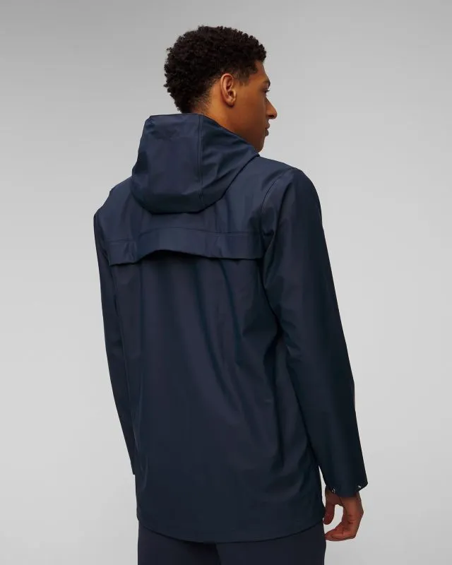 Cappotto blu scuro da uomo Helly Hansen Moss Rain Coat