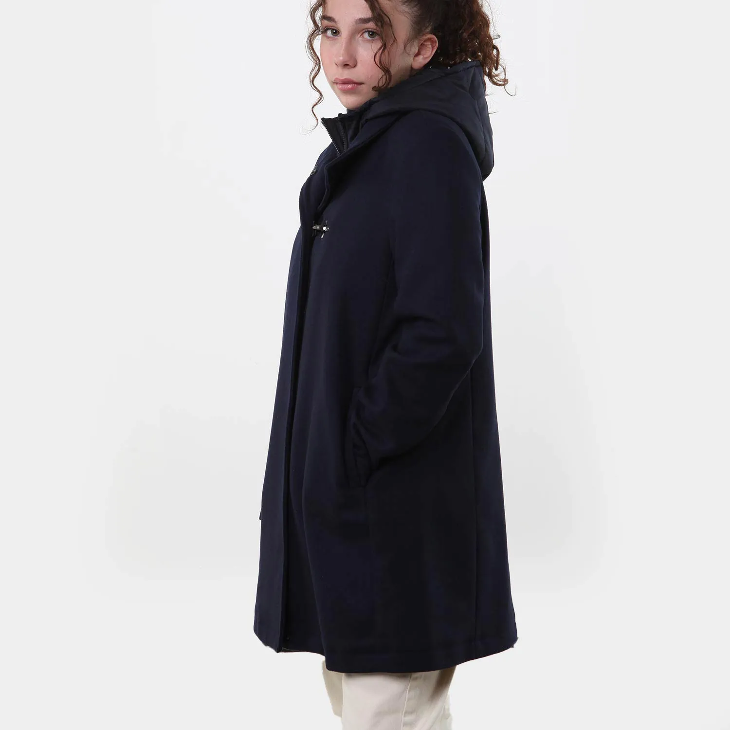 Cappotto Double Front Fay Blu Bambina E Ragazza