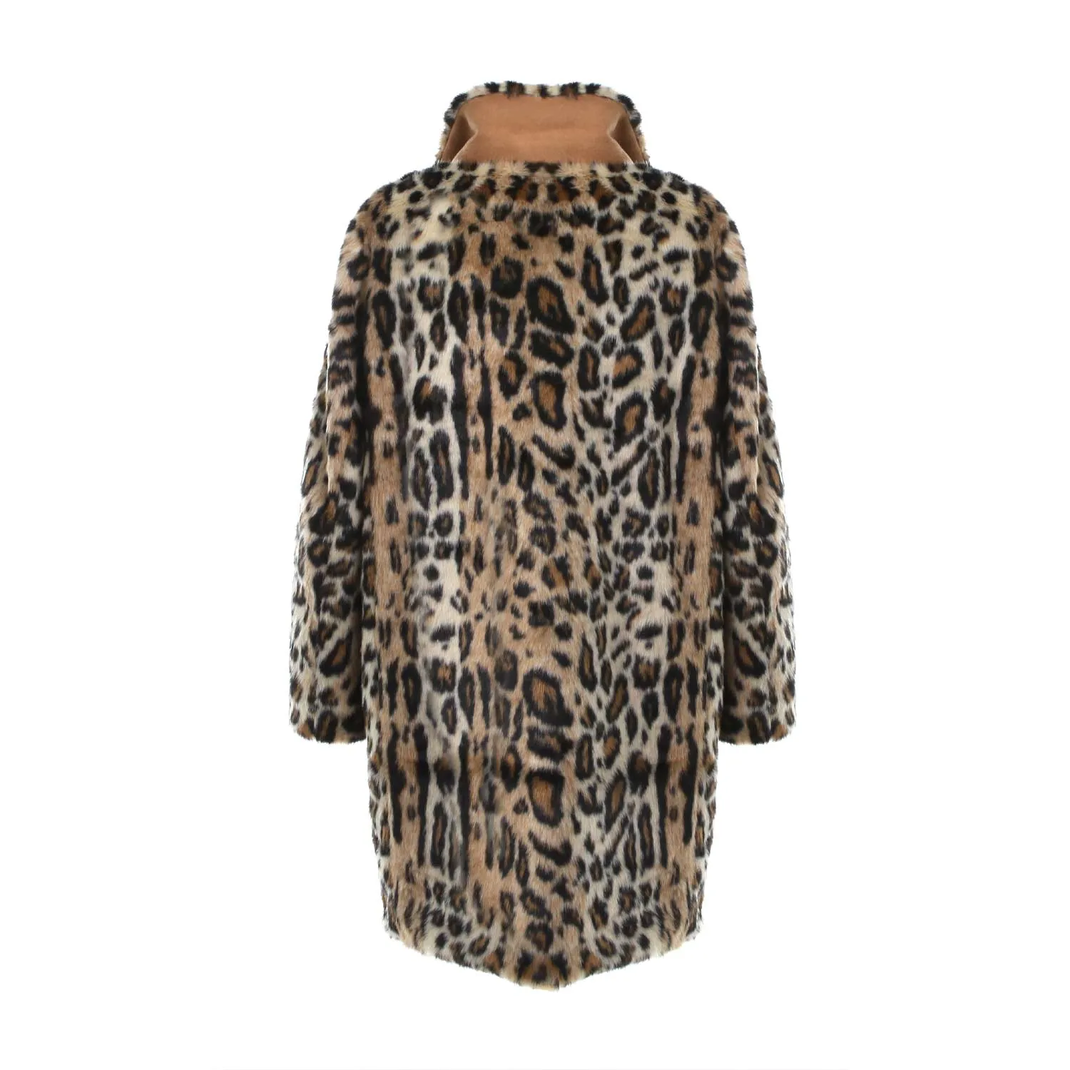 Cappotto Leopardato E Rosa Fluo Bambina E Teenager
