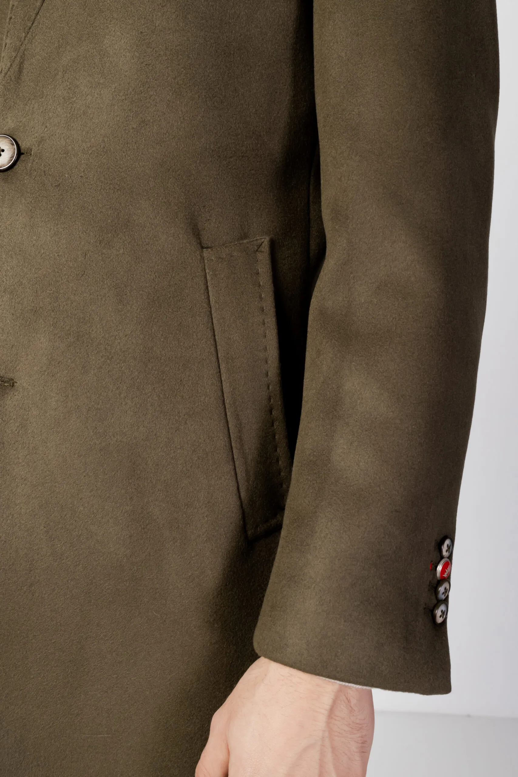 Cappotto Mulish tint unita Verde Oliva