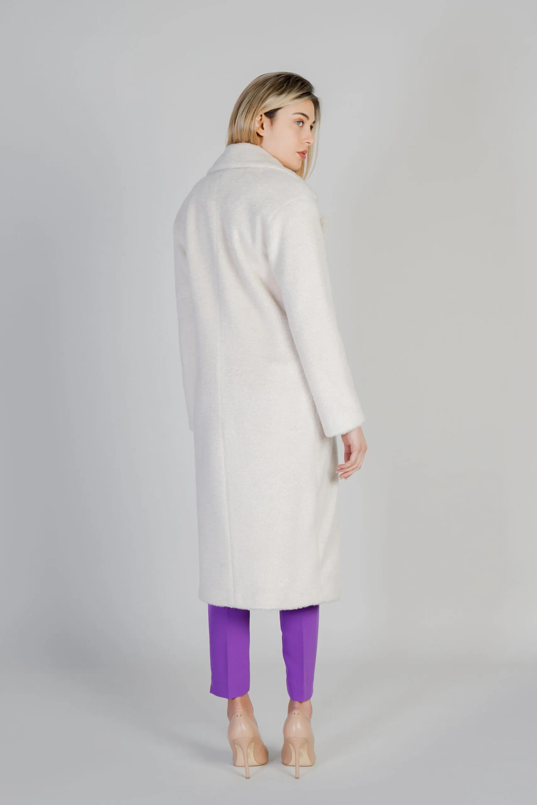 Cappotto Sol Wears Women teddy Beige chiaro