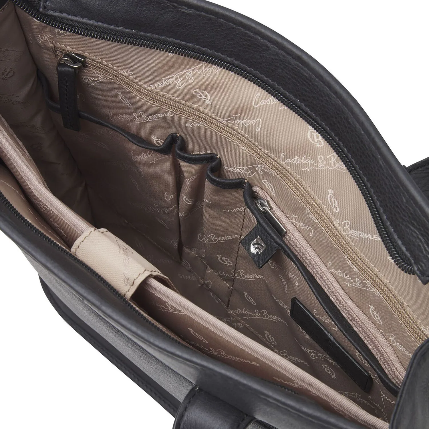 Castelijn & Beerens Carisma Borsa a tracolla RFID in pelle 34 cm Scomparto per laptop