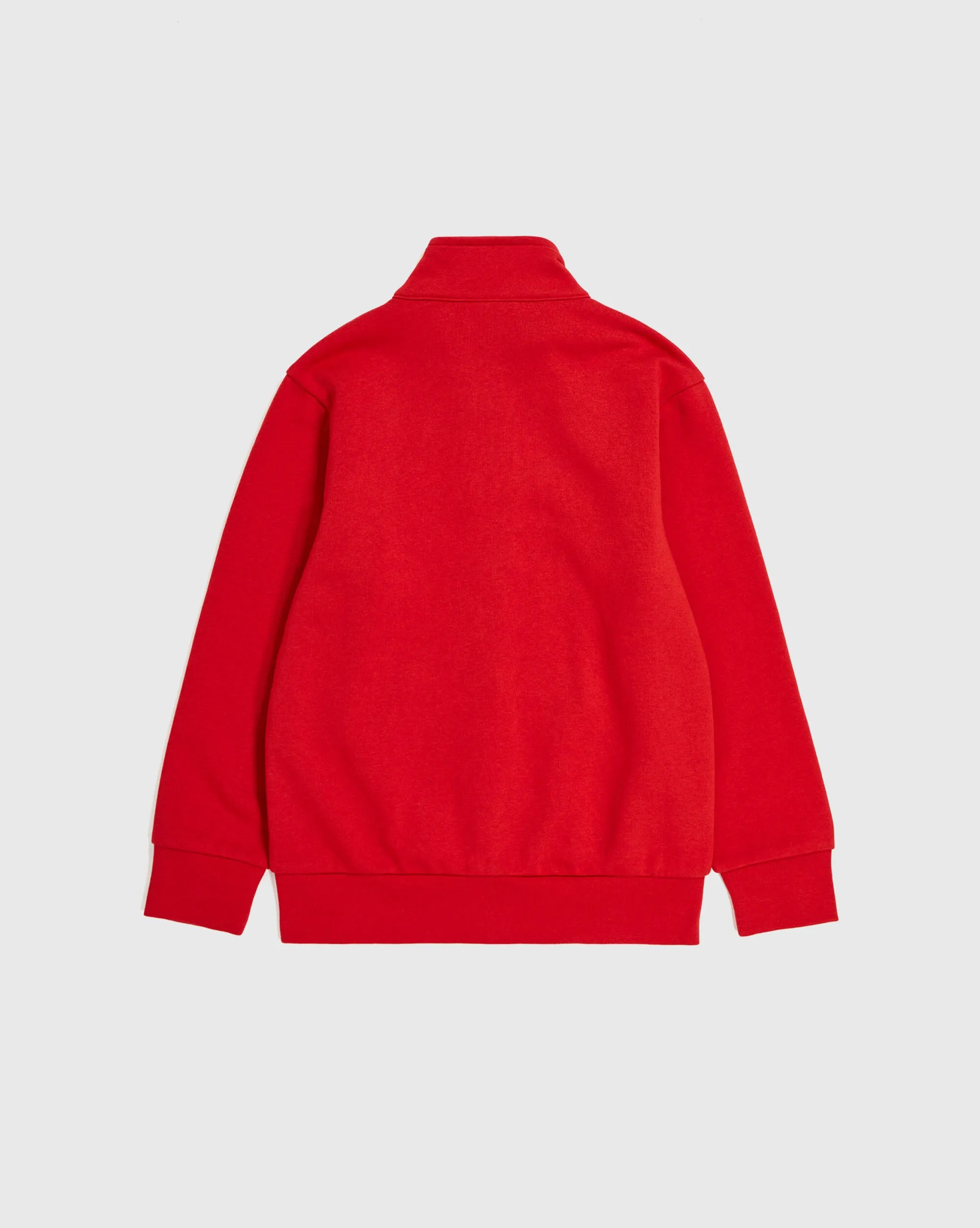 Champion Authentic Felpa a Collo Alto Full Zip Rosso Bambino