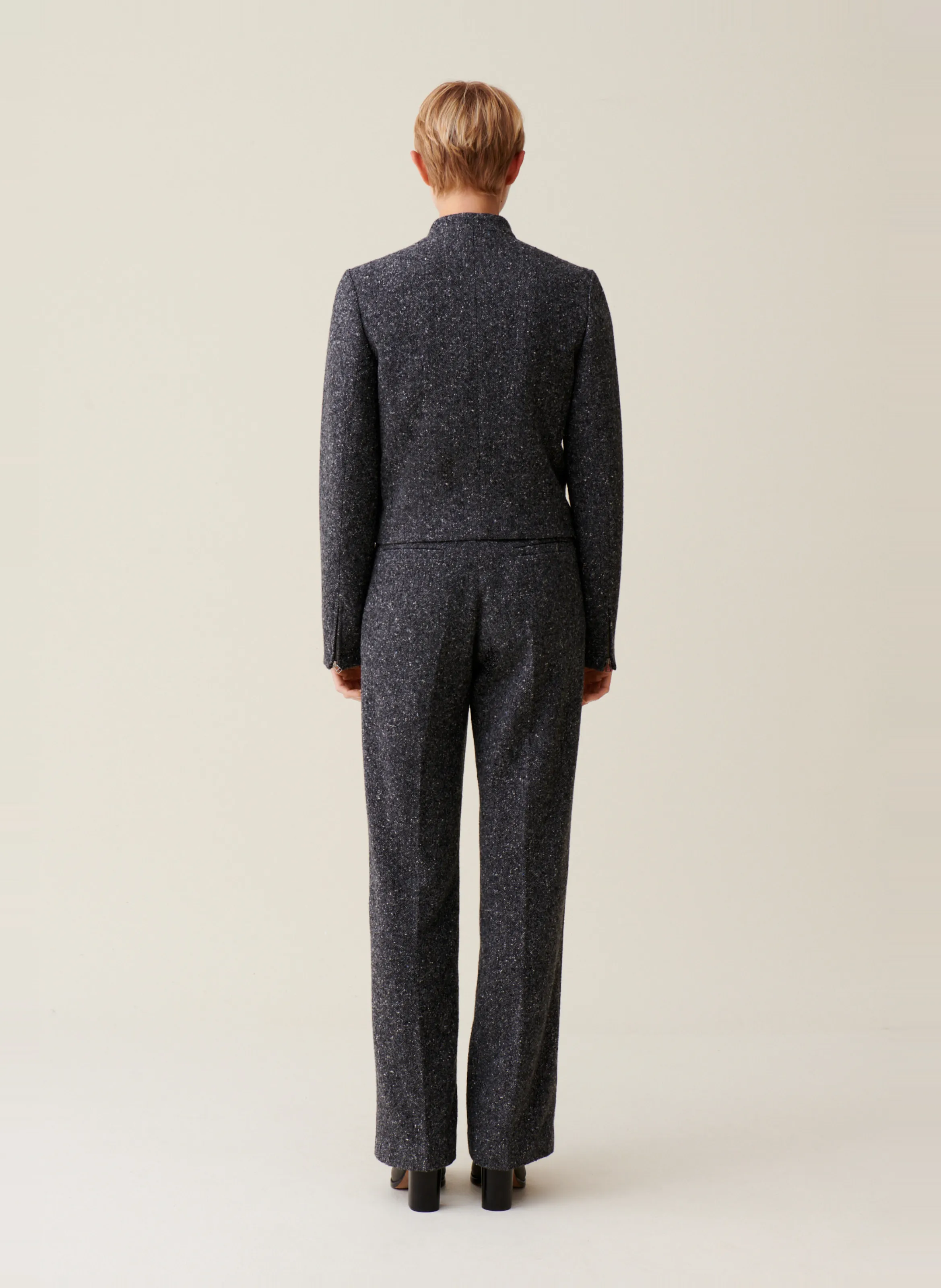  CLAUDIE PIERLOT   Giacca dritta a collo alto | Grigio