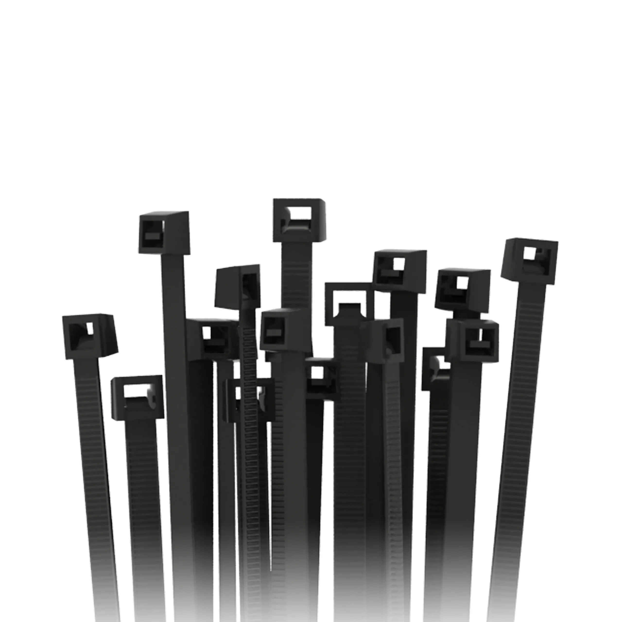 Confezione 100 Fascette Stringicavo Cablaggio Fissaggio Cavi Tubi Nylon Colore Nero Dimensioni 540 x 7,5 mm Diametro 15-147 - ET