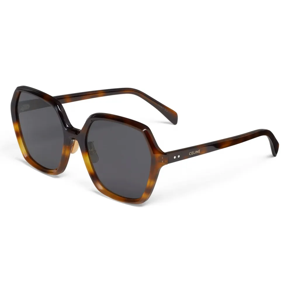 Céline - Occhiali da Sole Oversize S230 in Acetato - Havana Sfumato - Occhiali da Sole - Céline Eyewear
