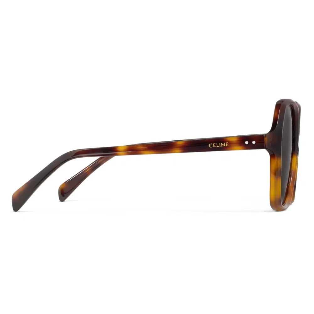 Céline - Occhiali da Sole Oversize S230 in Acetato - Havana Sfumato - Occhiali da Sole - Céline Eyewear