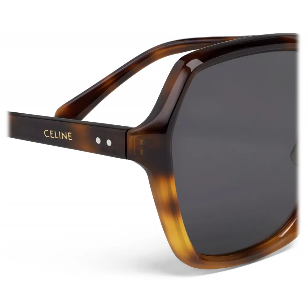 Céline - Occhiali da Sole Oversize S230 in Acetato - Havana Sfumato - Occhiali da Sole - Céline Eyewear