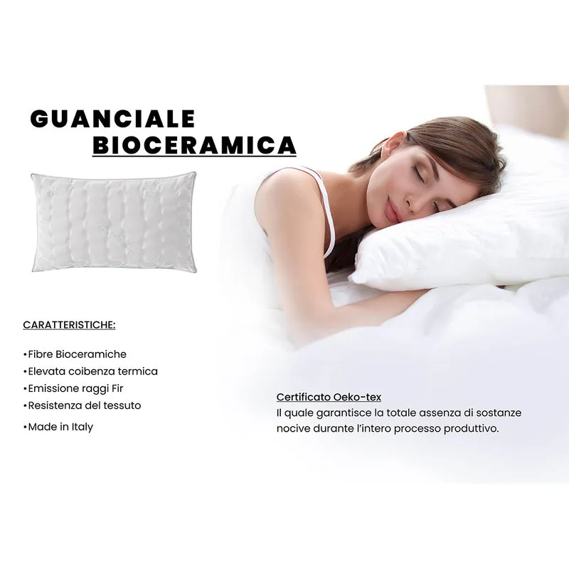 DATEX Guanciale trapuntato linea Bioceramica 45X75, grigio chiaro