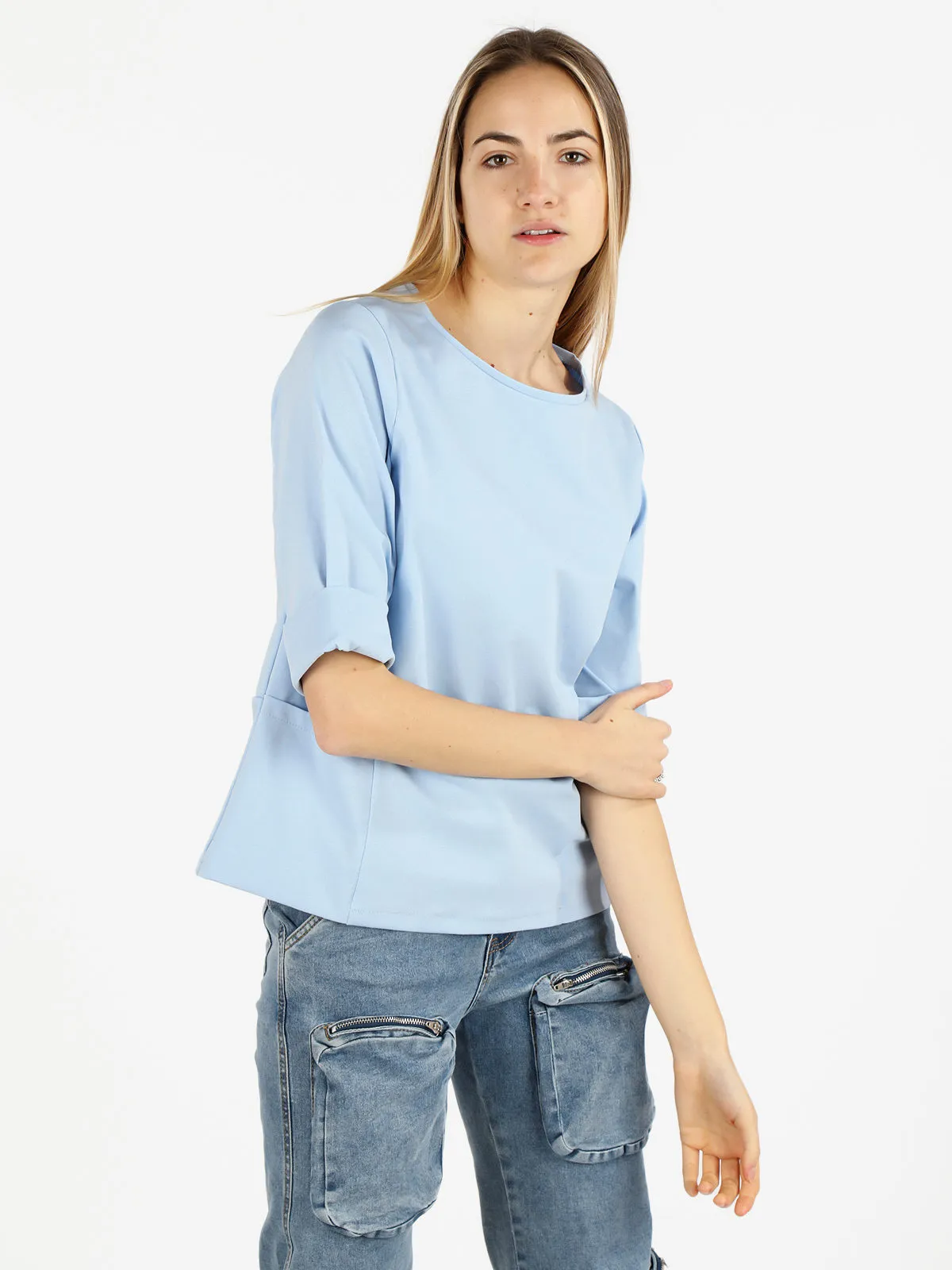 Daystar Pull femme oversize avec poches
